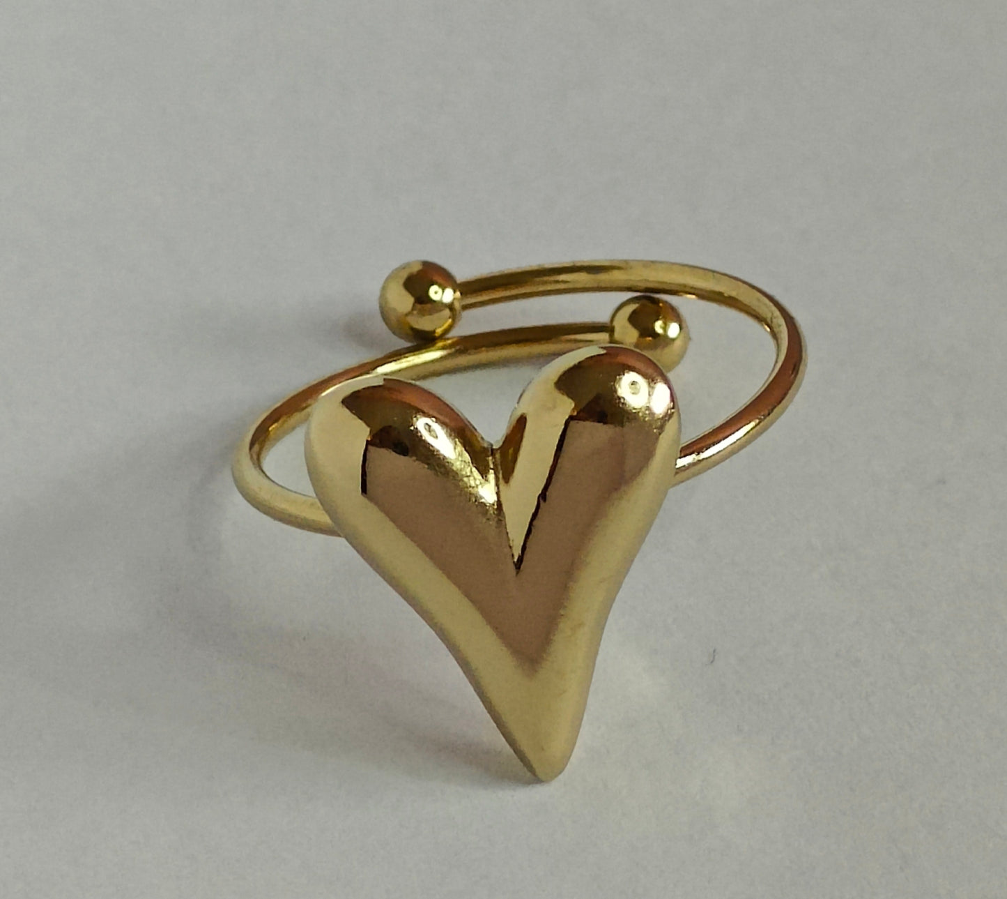 Statement "Big Heart" ring