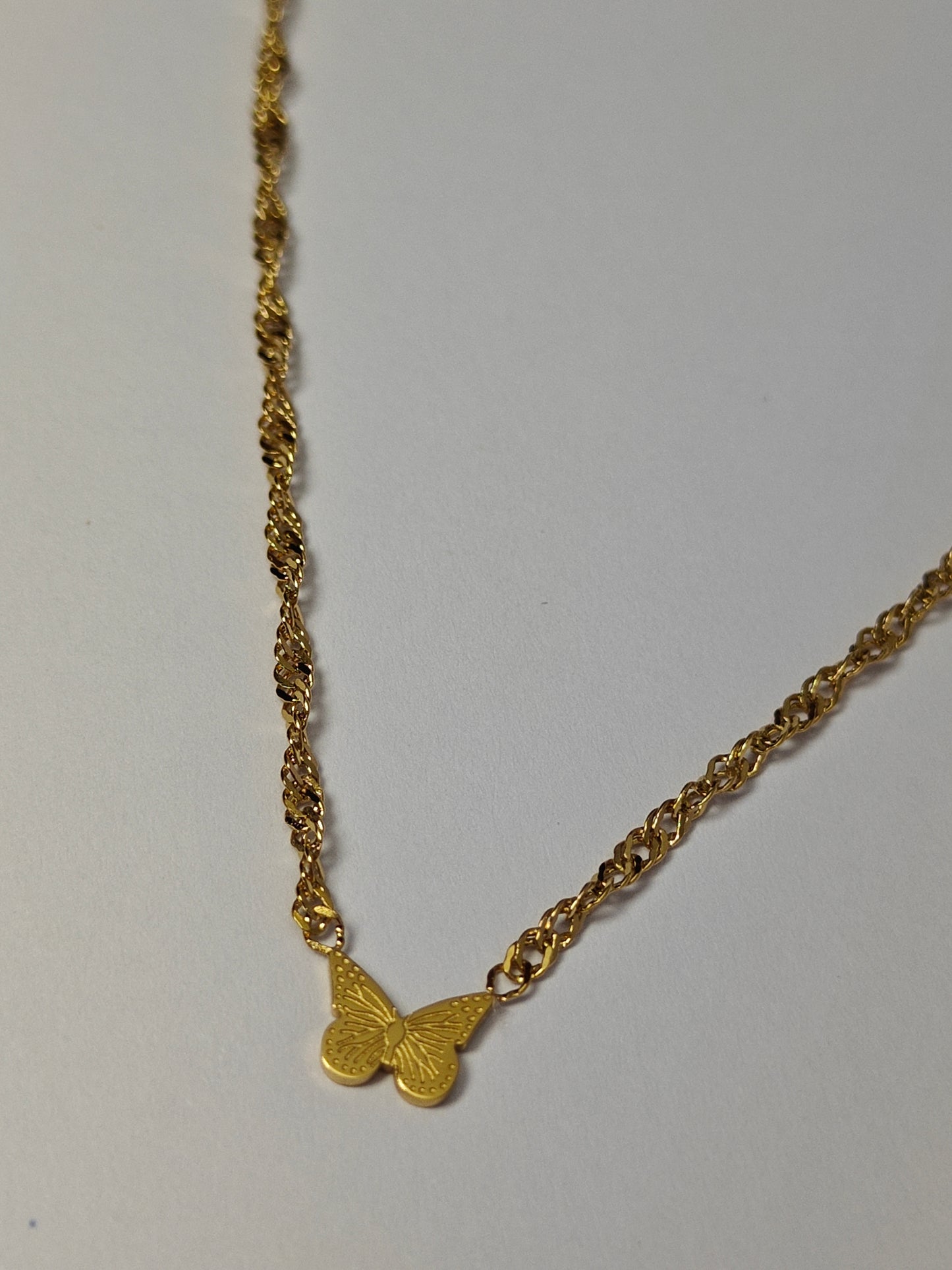 "Golden Butterfly" ketting