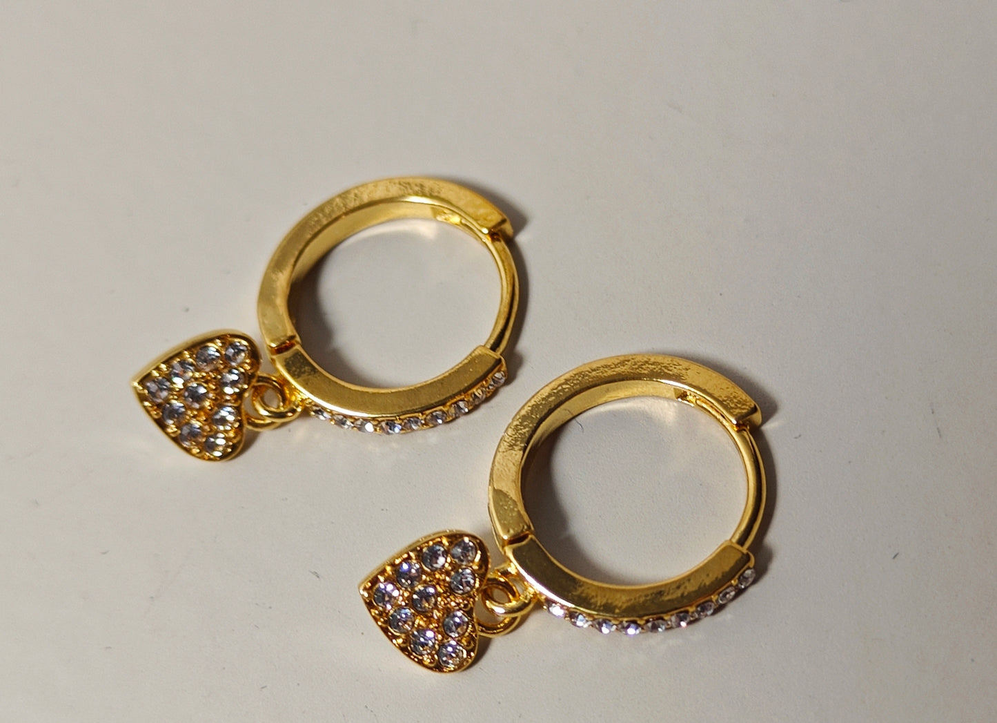 Oorbellen diamants hearts