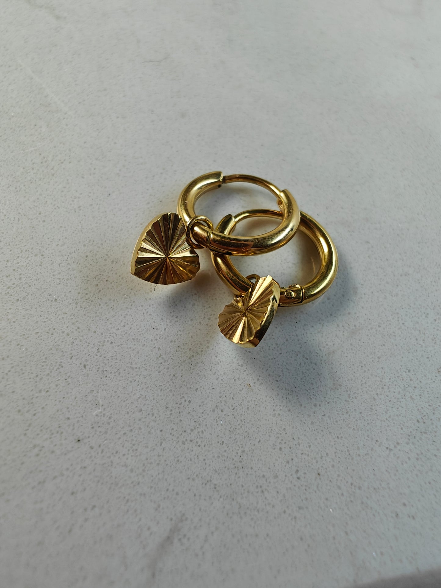 Oorbellen heart chique