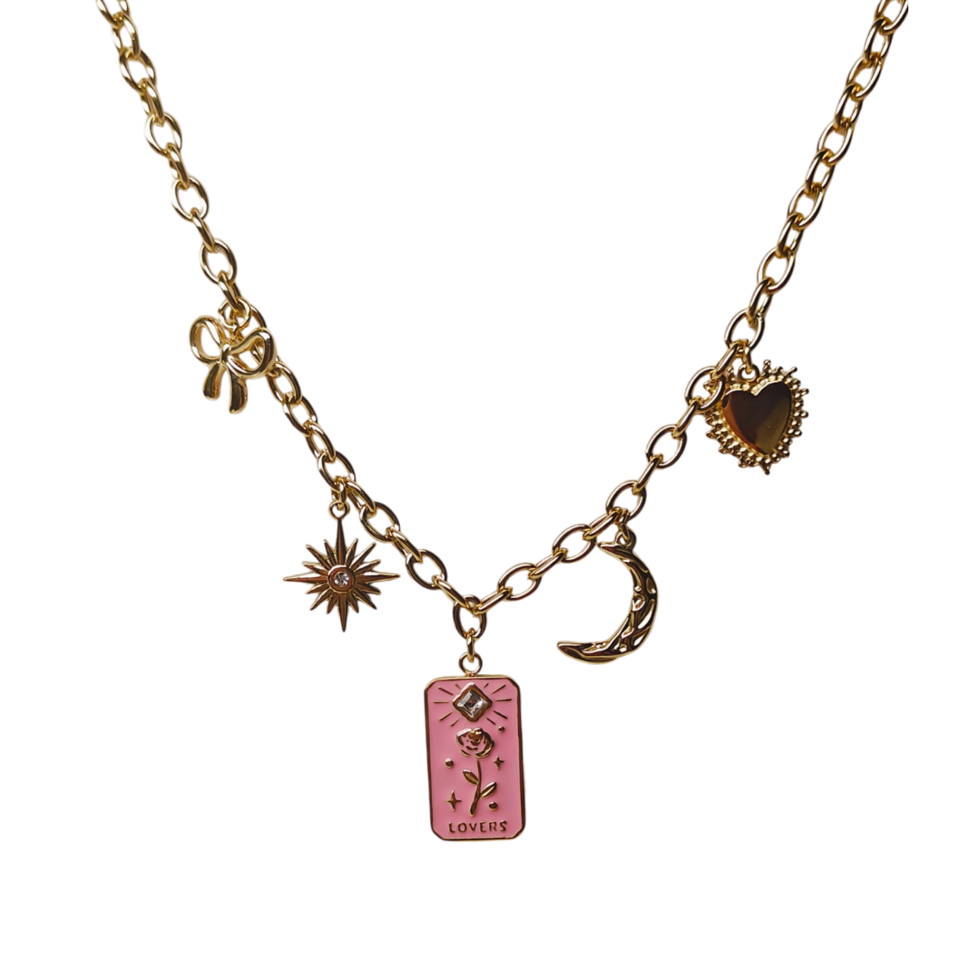 Bedelketting rose lovers